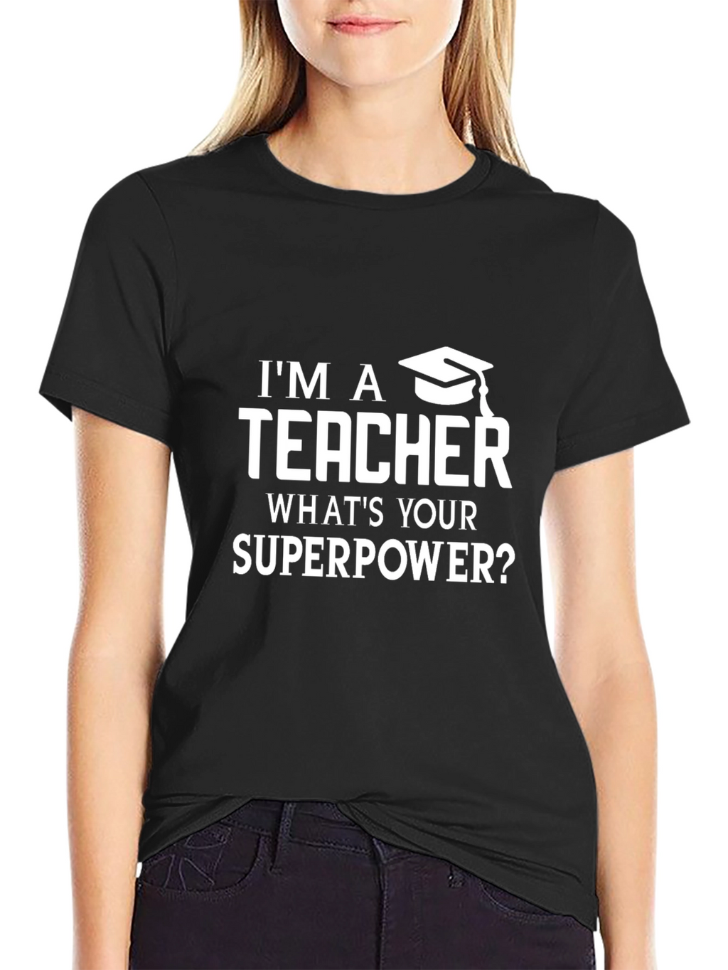 Teacher Superpower Graphic Tee