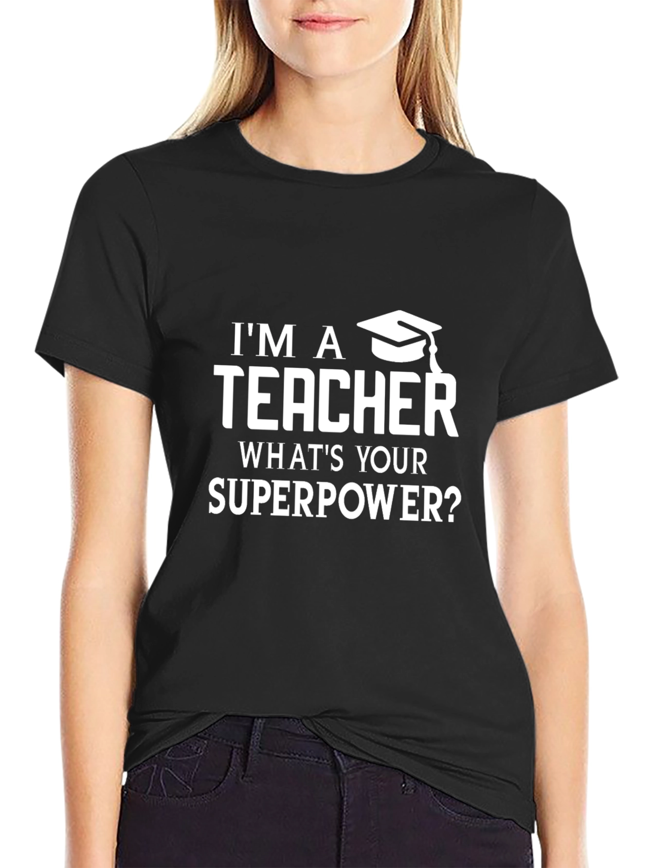 Teacher Superpower Graphic Tee