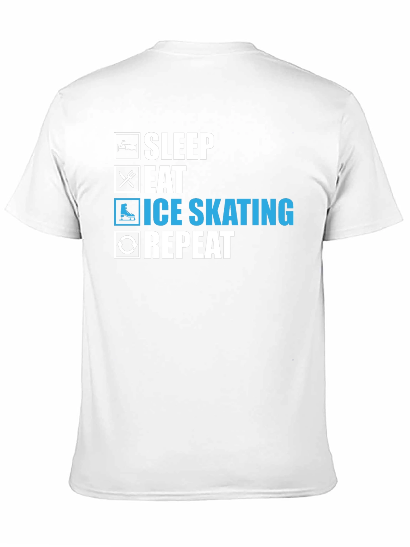 Ice Skating T-Shirt - Sleep Eat Skate Repeat