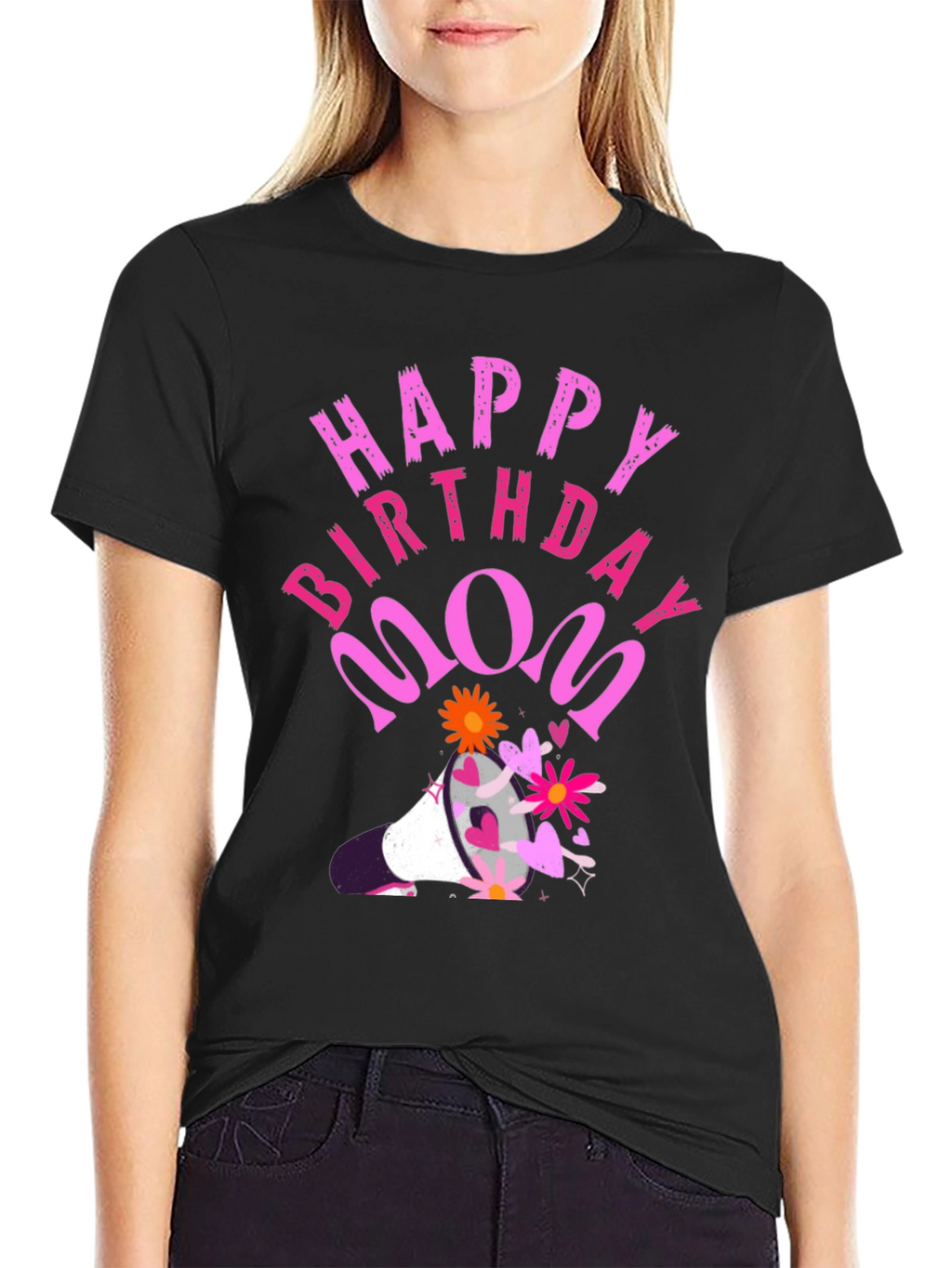 Happy Birthday Mom Graphic Tee