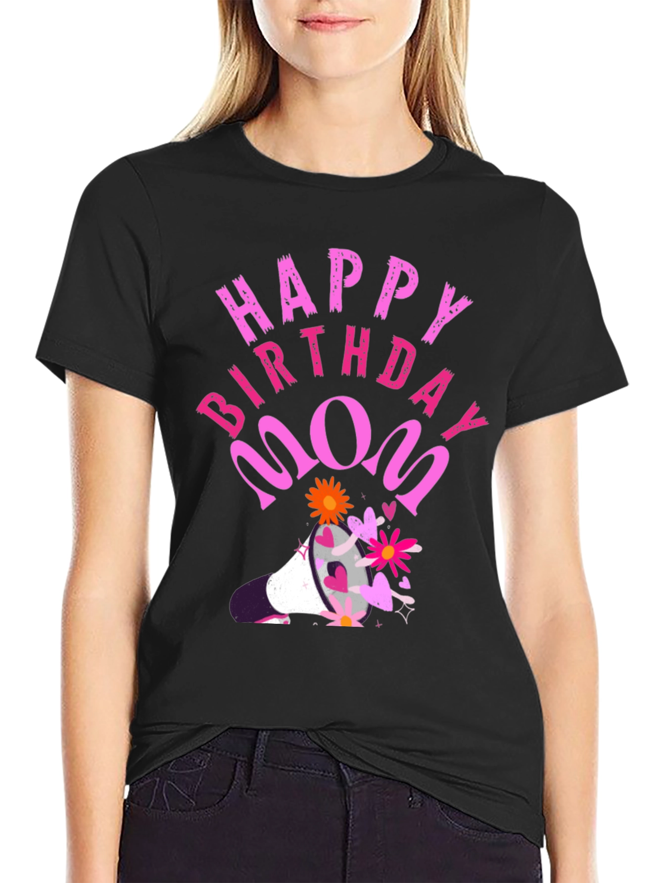 Happy Birthday Mom Graphic Tee