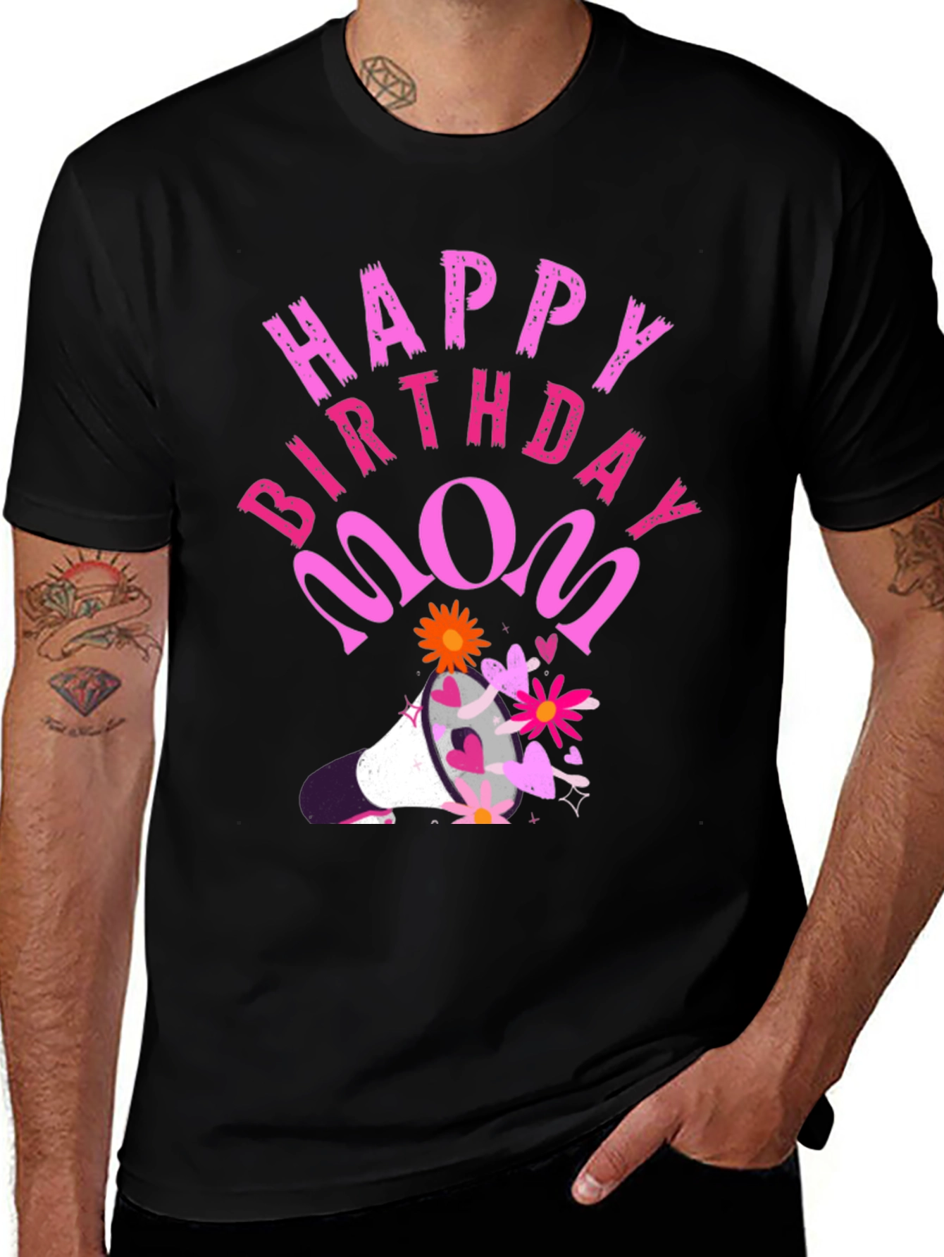Happy Birthday Mom Graphic Tee