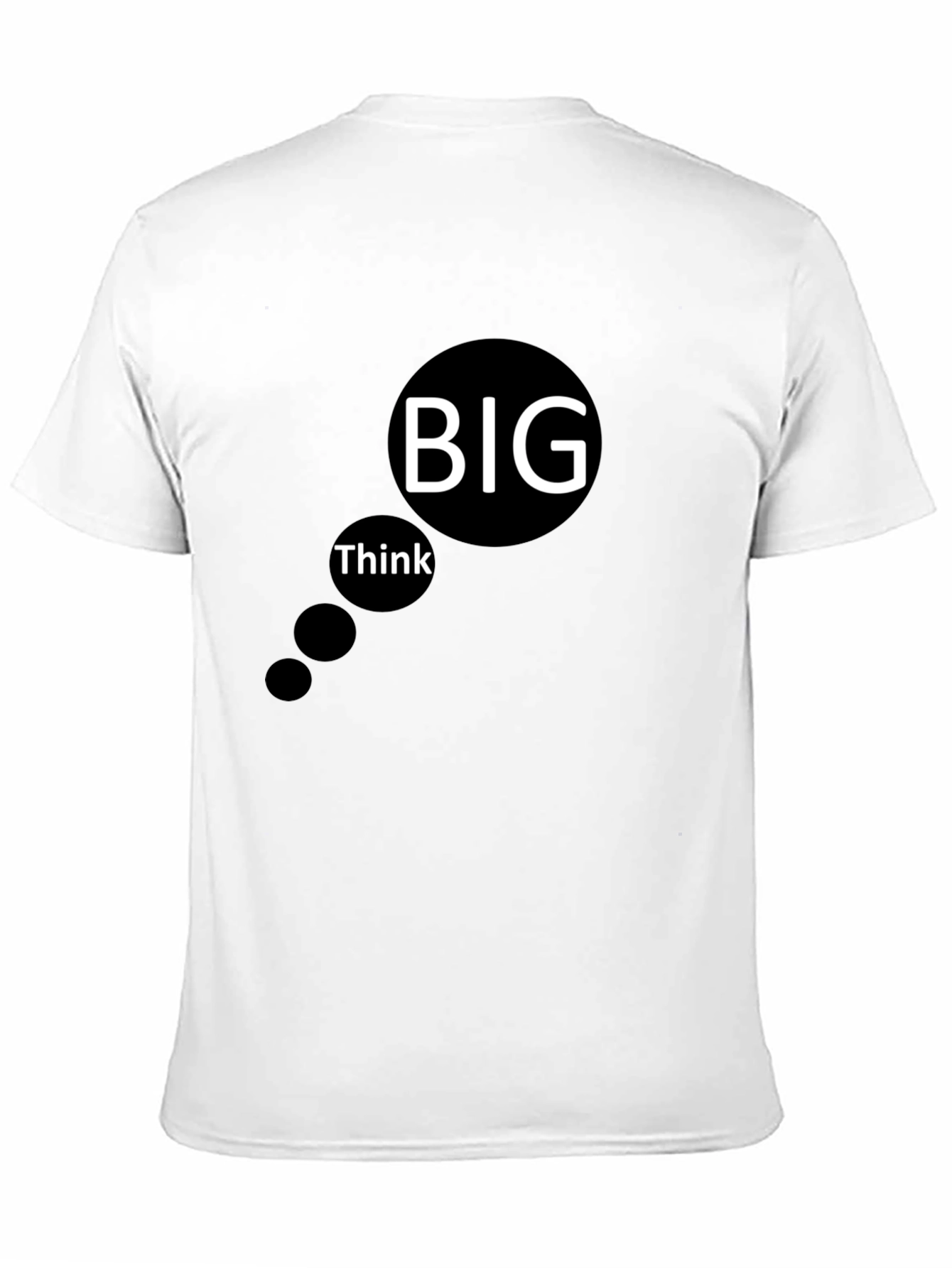 Think Big Black Graphic Tee - Mens