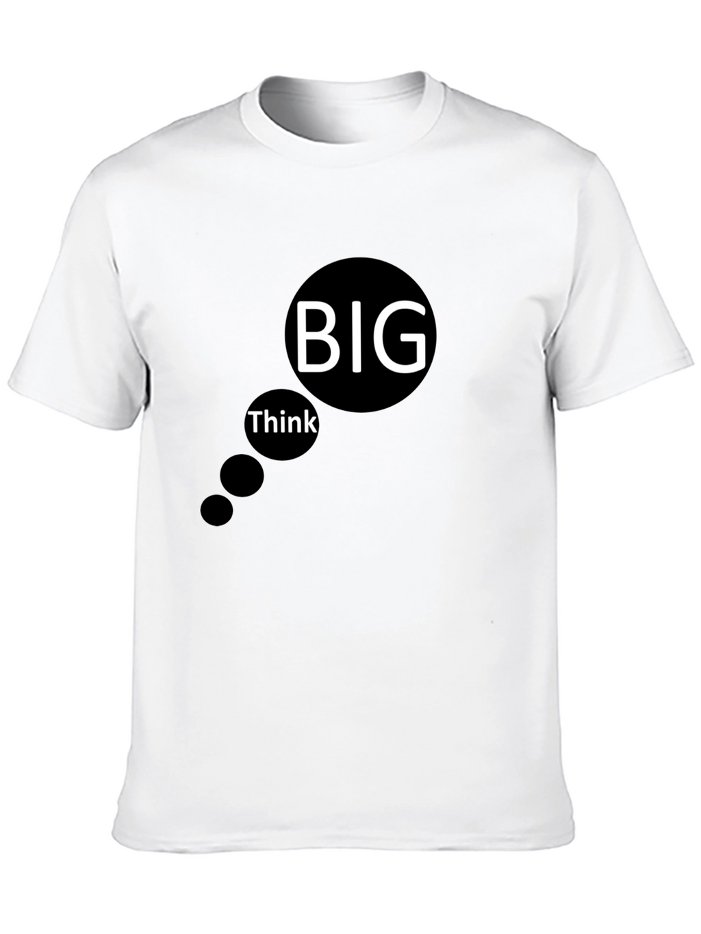 Think Big Black Graphic Tee - Mens