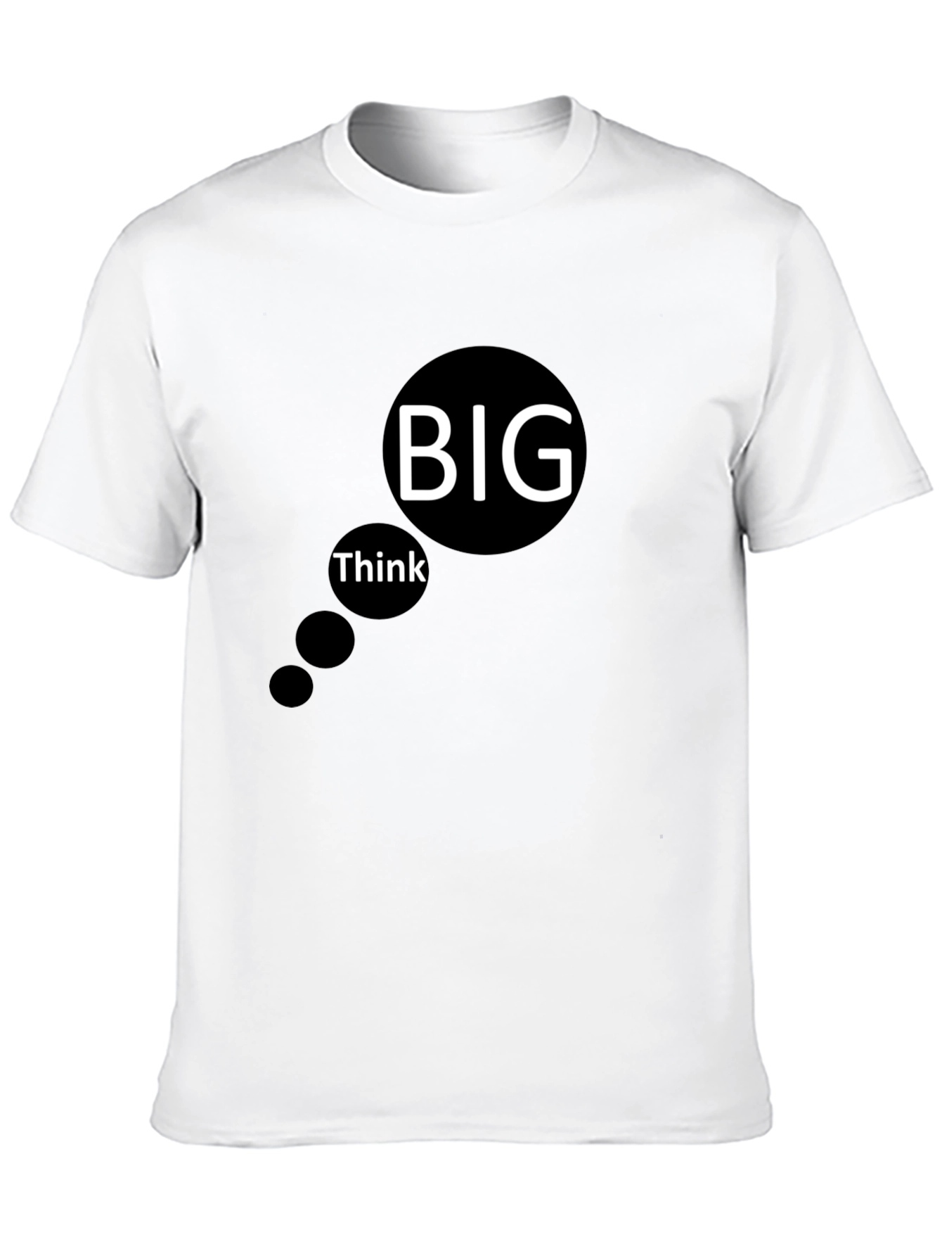 Think Big Black Graphic Tee - Mens
