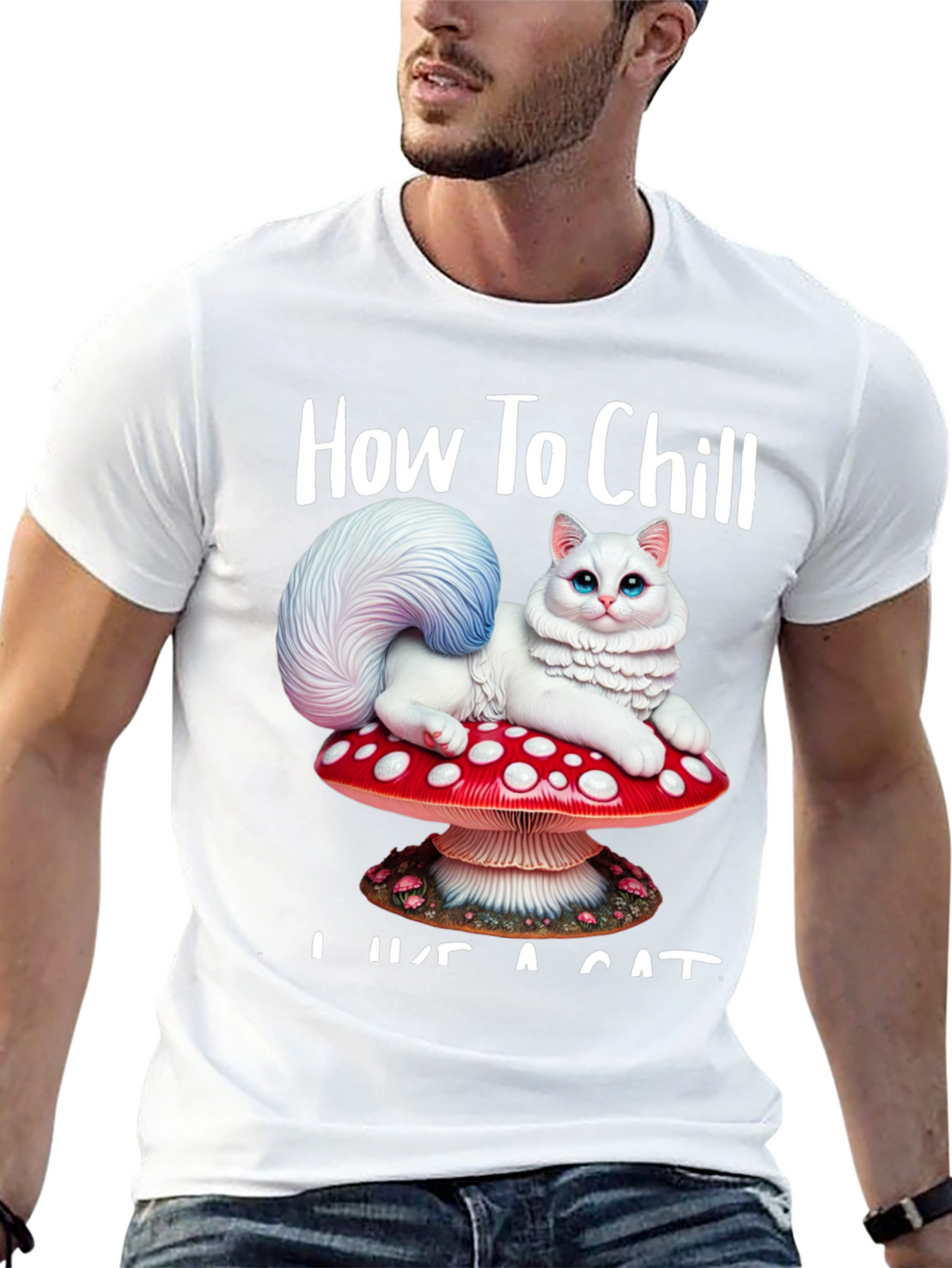 How to Chill Like a Cat T-Shirt