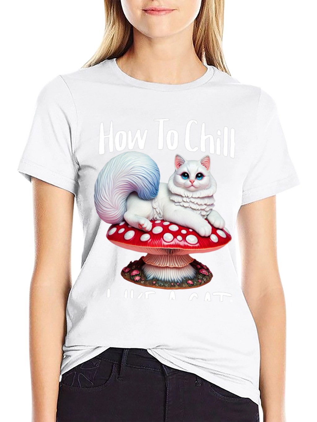 How to Chill Like a Cat T-Shirt