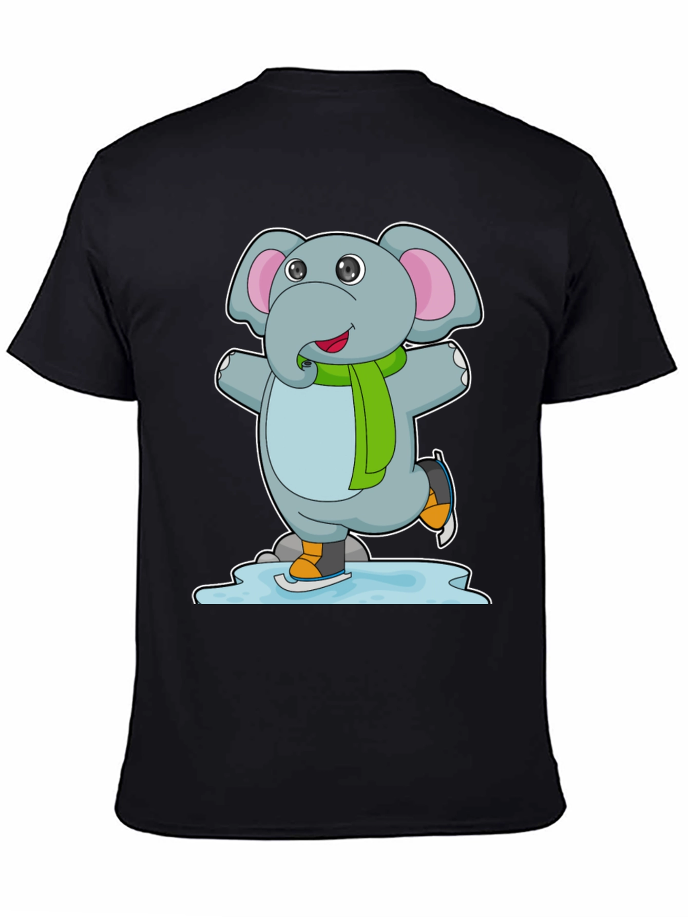 Elephant Ice Skating T-Shirt