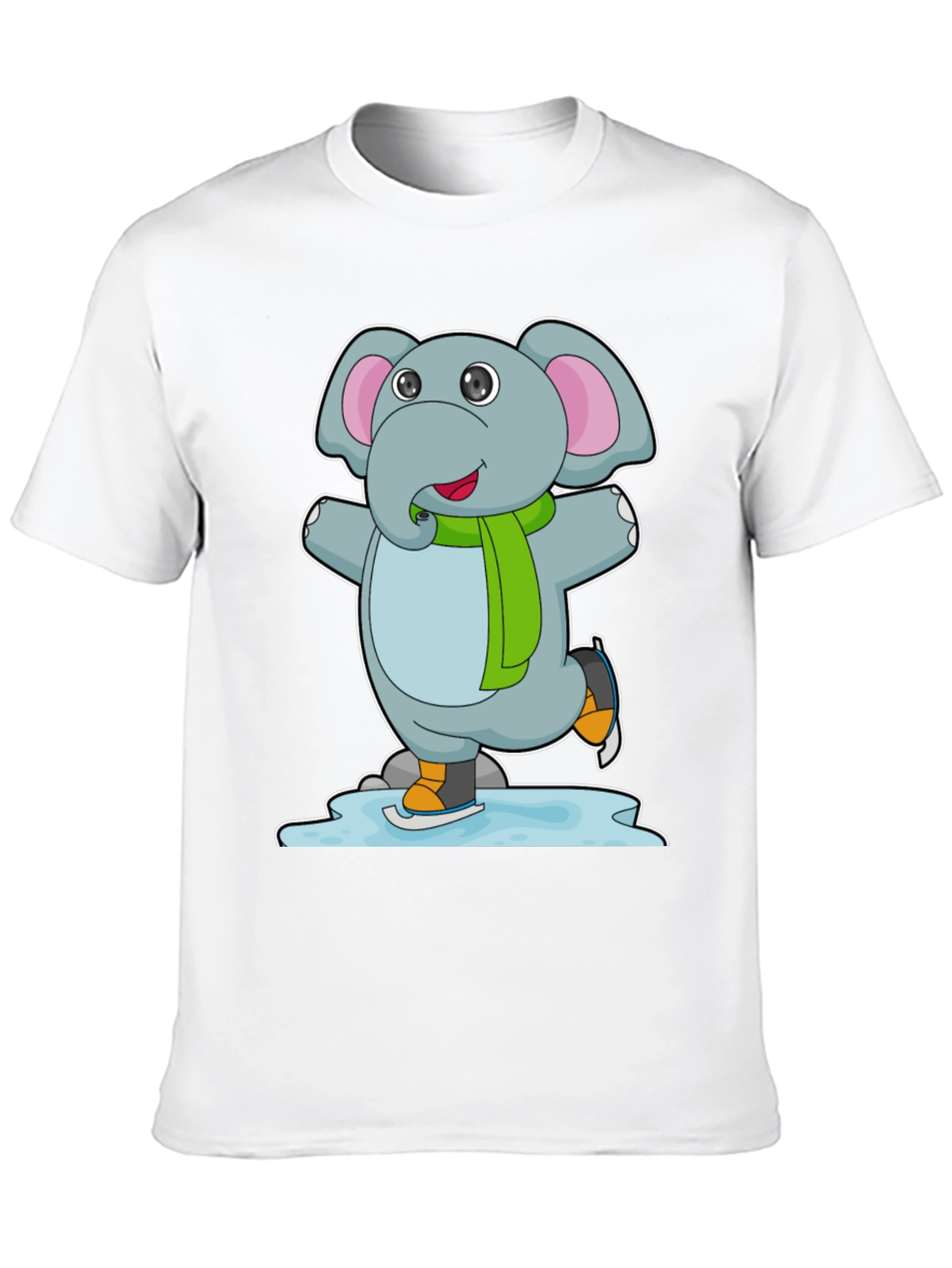 Elephant Ice Skating T-Shirt