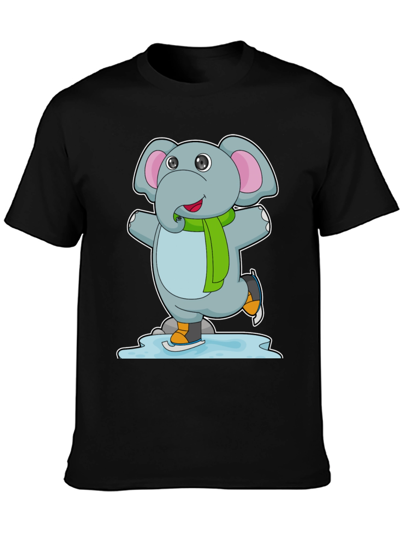 Elephant Ice Skating T-Shirt