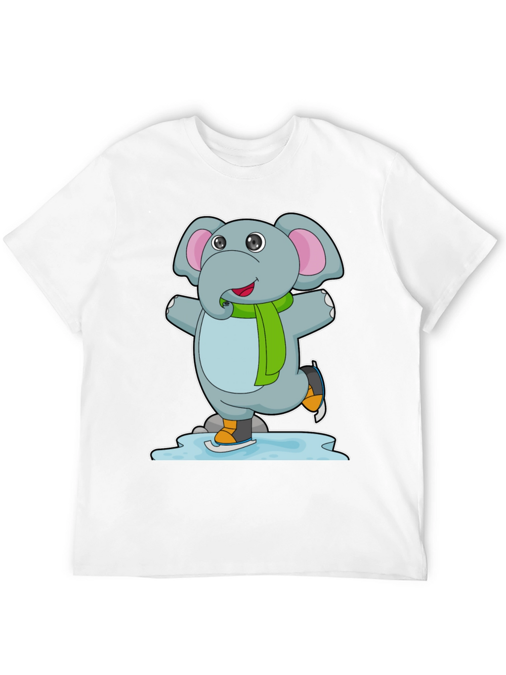 Elephant Ice Skating T-Shirt
