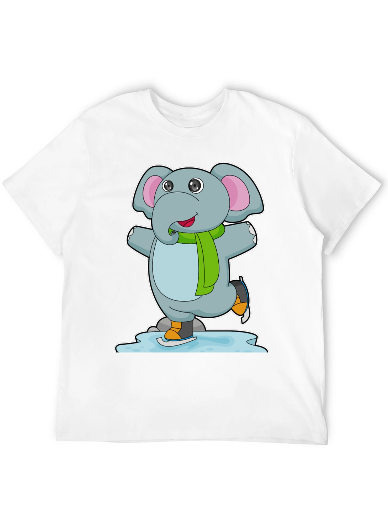 Elephant Ice Skating T-Shirt