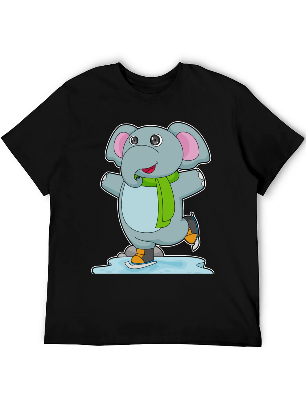 Elephant Ice Skating T-Shirt