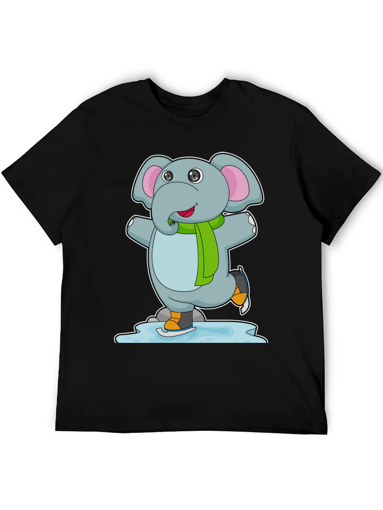 Elephant Ice Skating T-Shirt