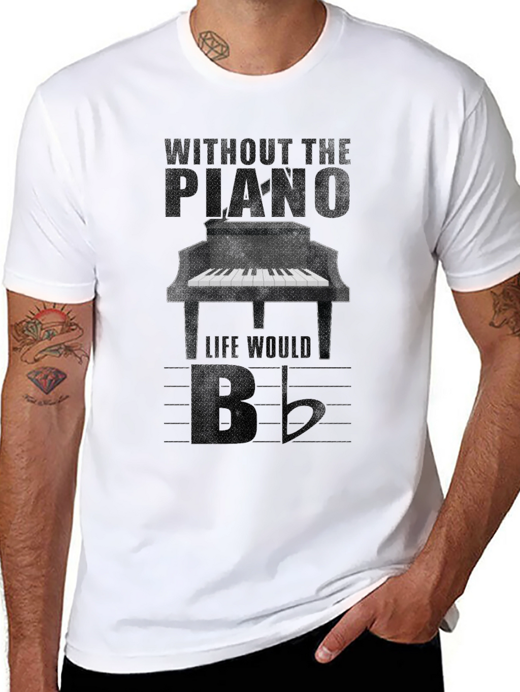 Piano Life T-Shirt: Music Lovers Tee