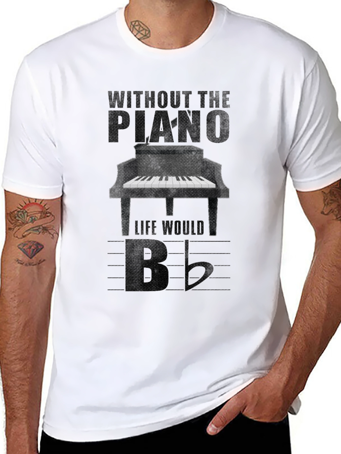 Piano Life T-Shirt: Music Lovers Tee