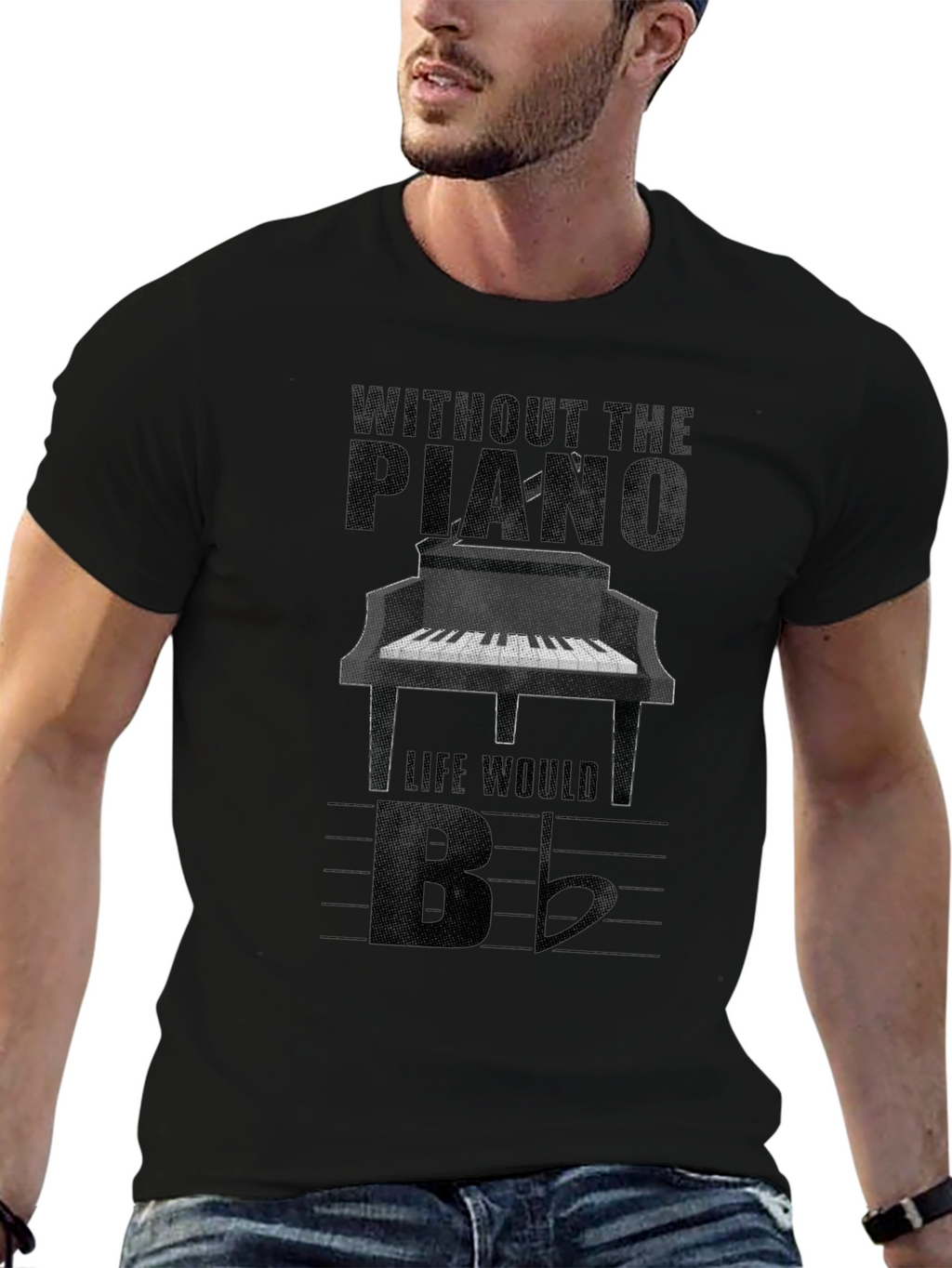 Piano Life T-Shirt: Music Lovers Tee