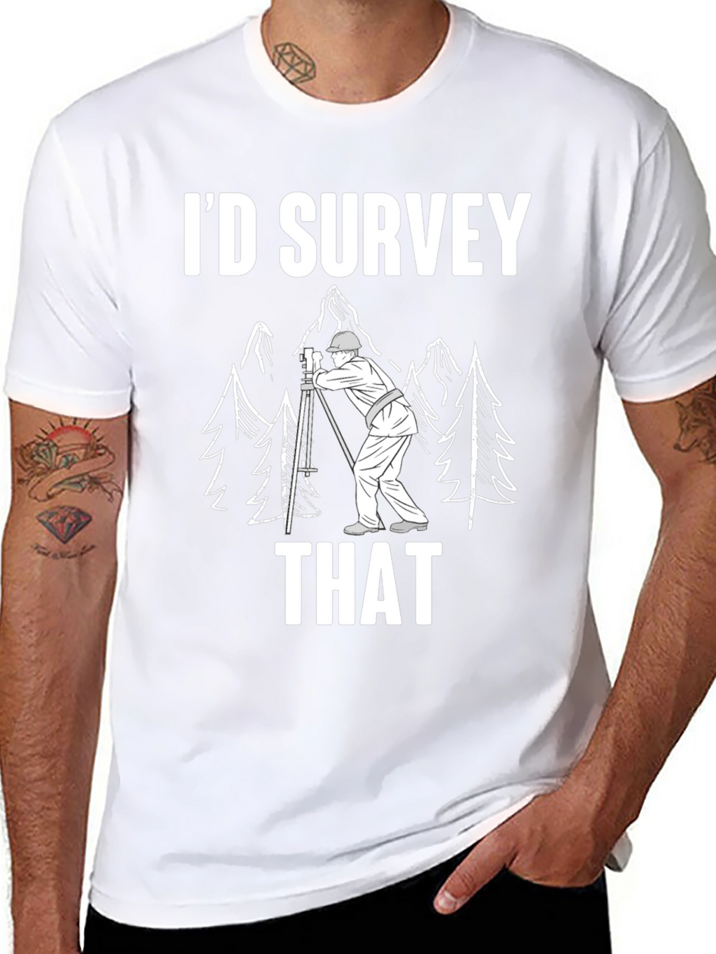 Id Survey That Funny Surveyor Shirt