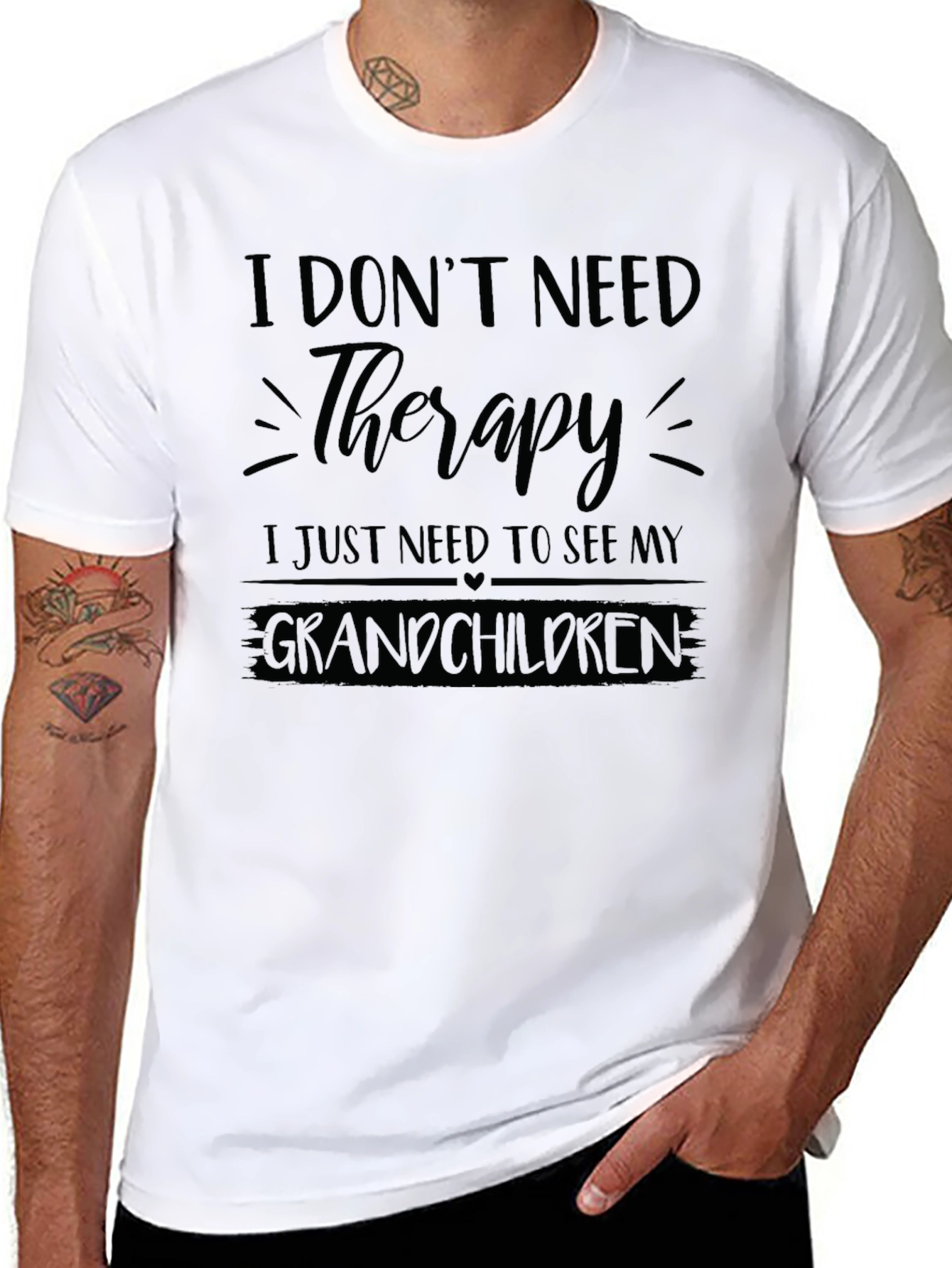 I Dont Need Therapy Grandchildren T-Shirt