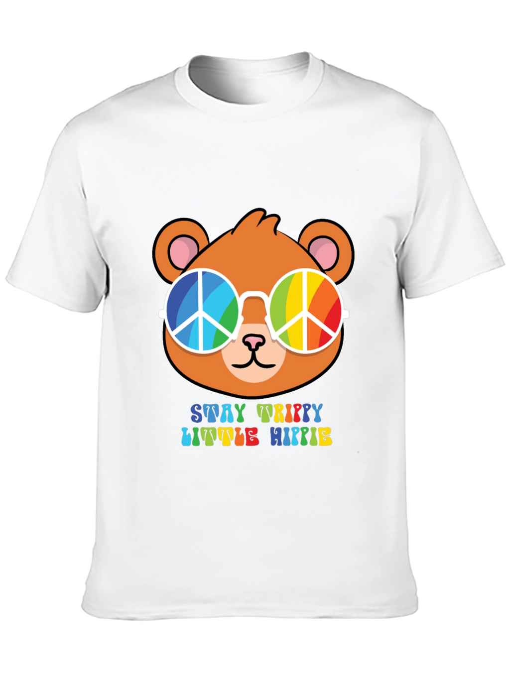 Stay Trippy Little Hippie Bear T-Shirt