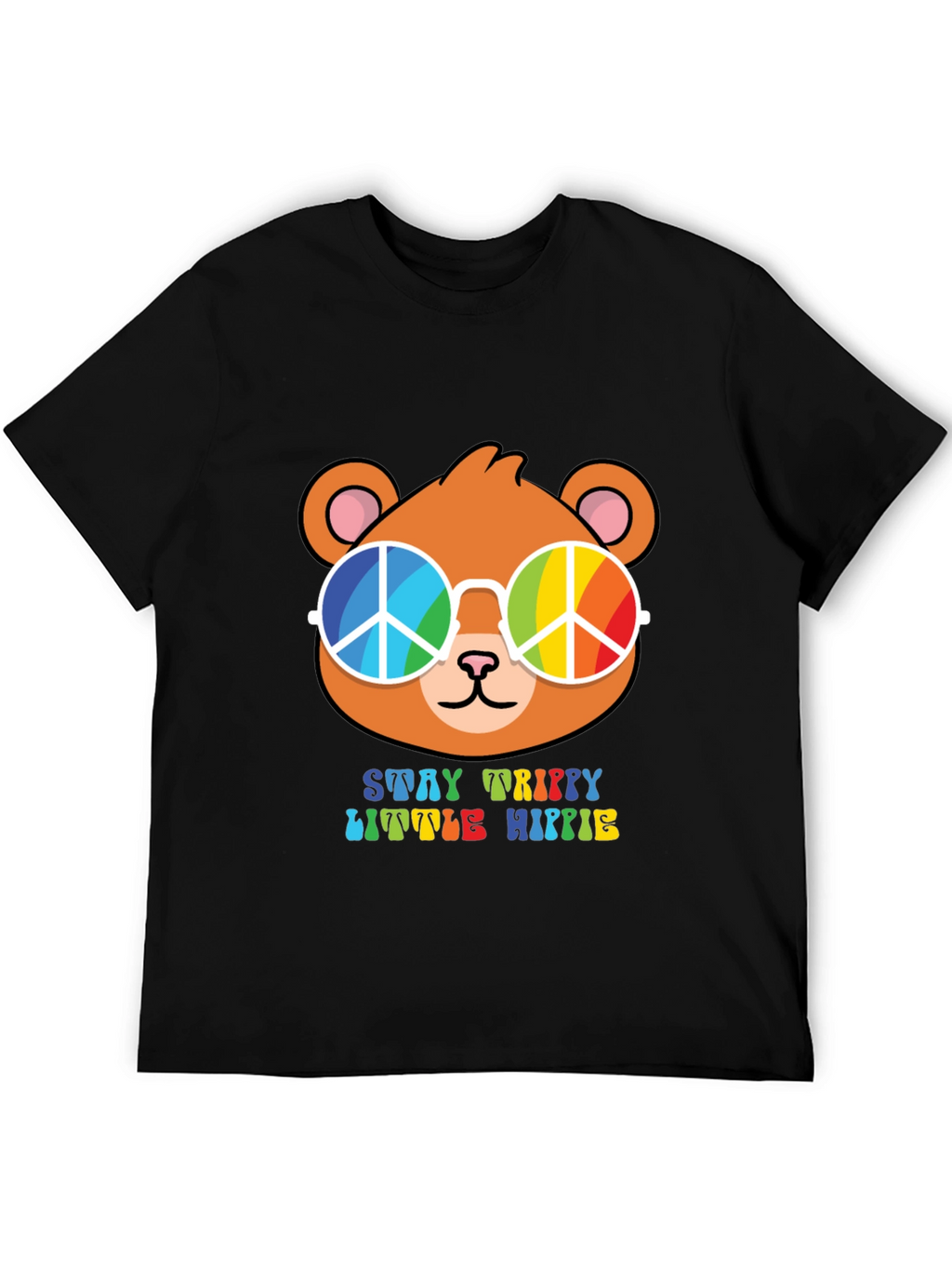 Stay Trippy Little Hippie Bear T-Shirt