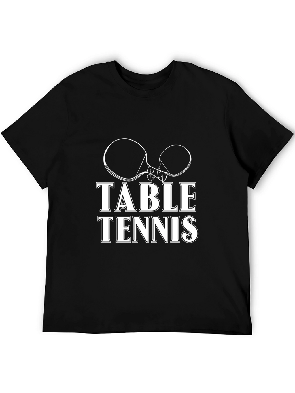 Table Tennis Paddles Graphic T-Shirt - Sporty Tee