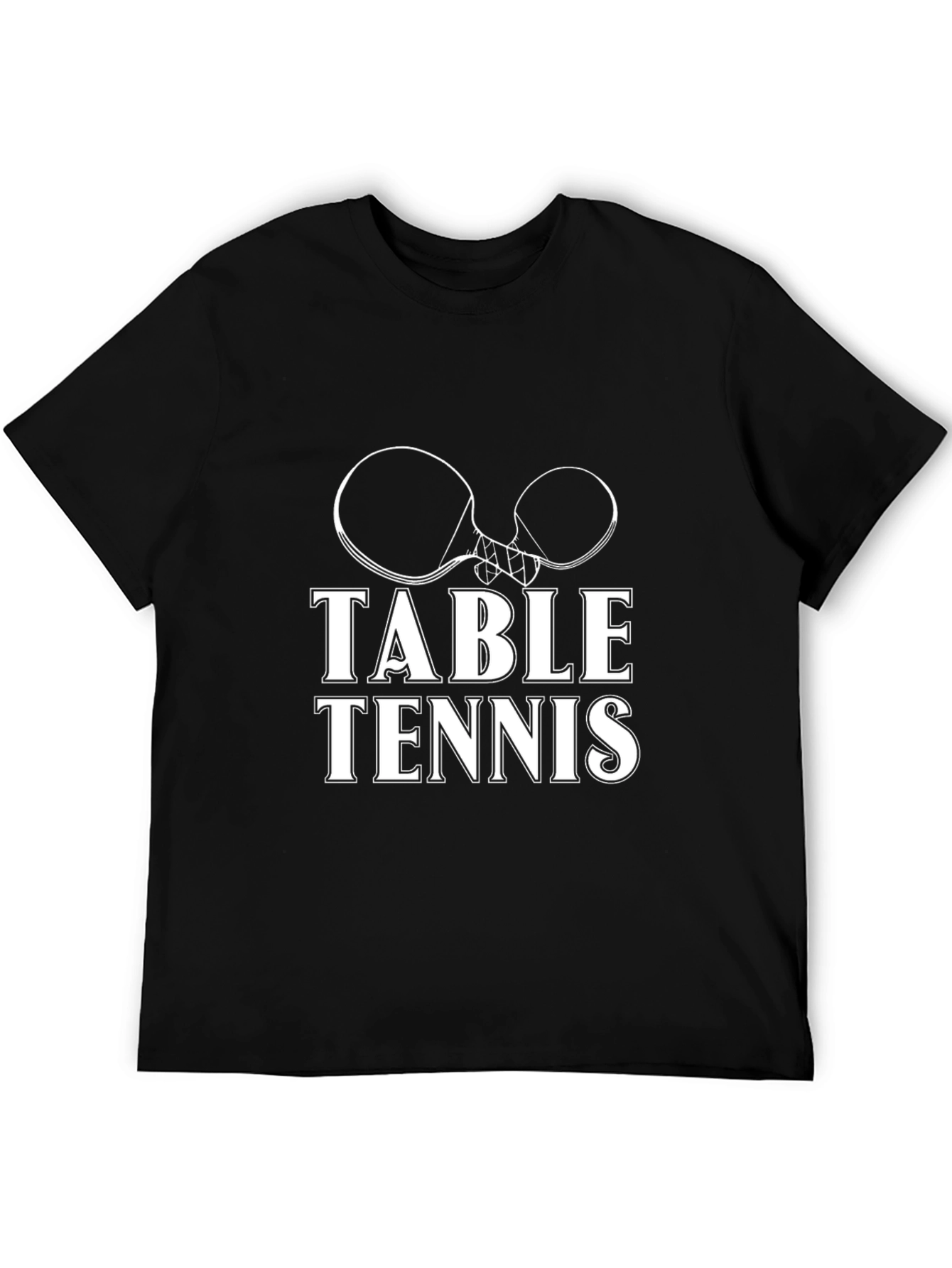 Table Tennis Paddles Graphic T-Shirt - Sporty Tee