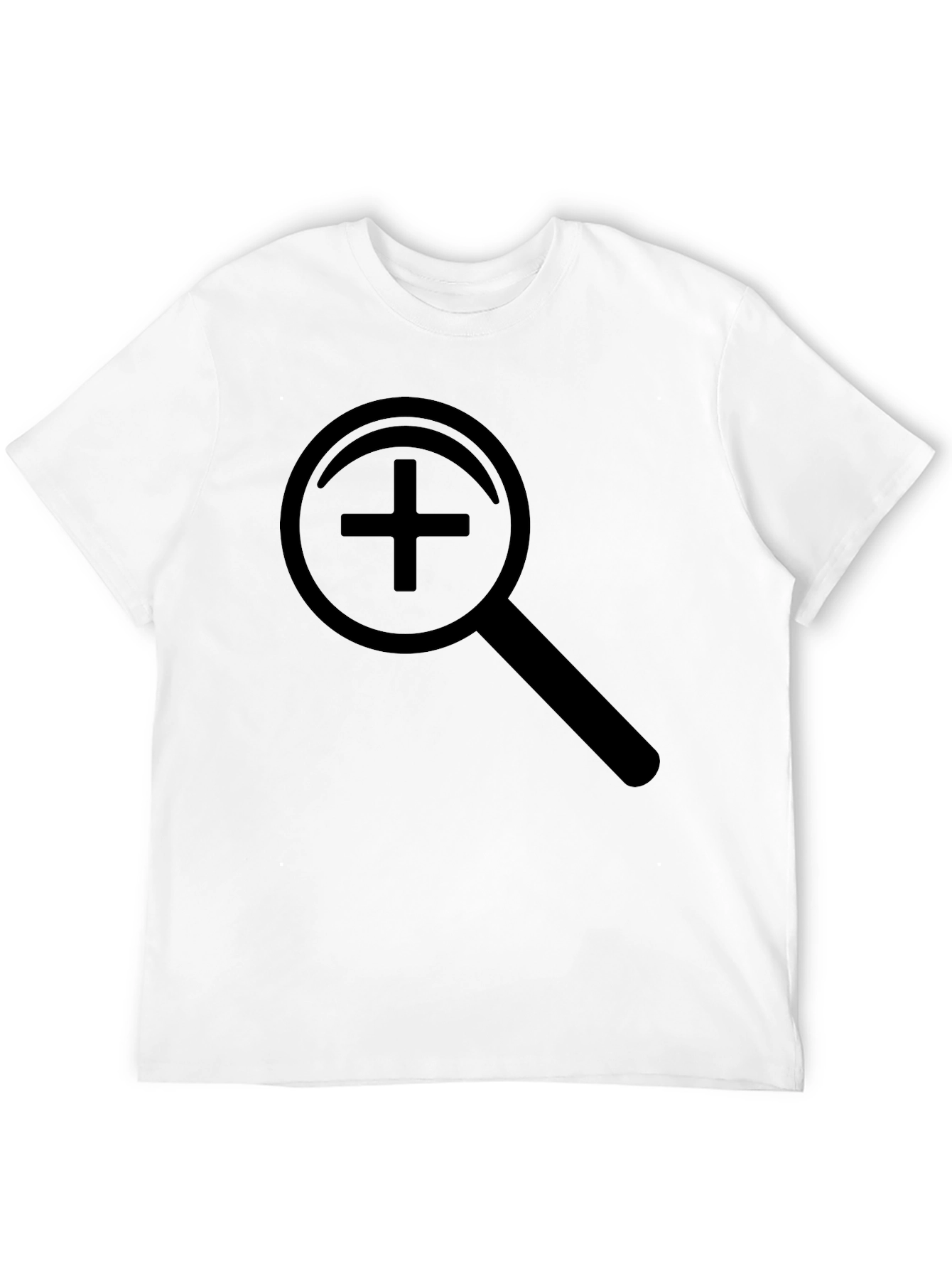 Zoom In Graphic Black T-Shirt