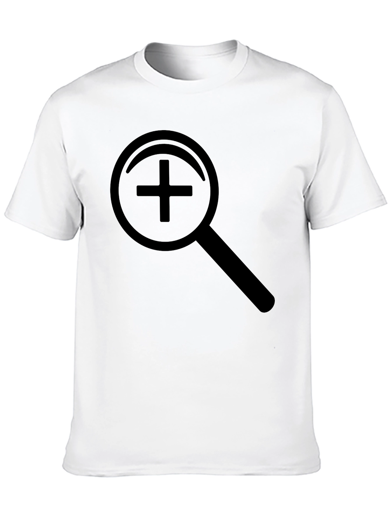 Zoom In Graphic Black T-Shirt