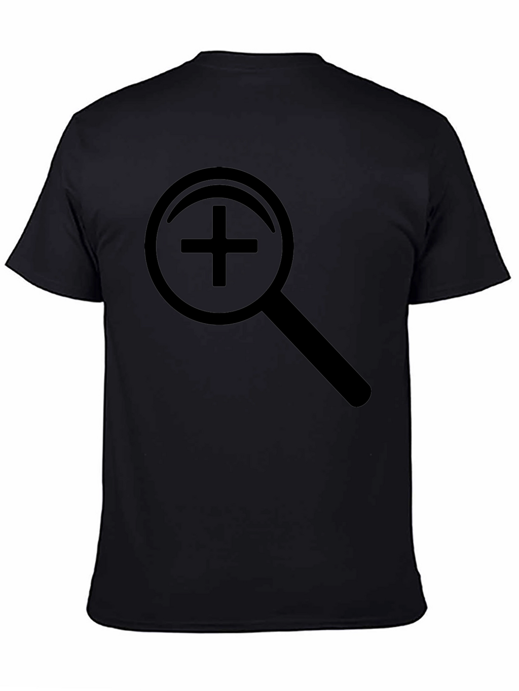 Zoom In Graphic Black T-Shirt