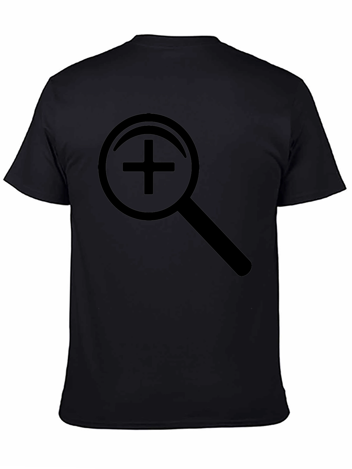 Zoom In Graphic Black T-Shirt