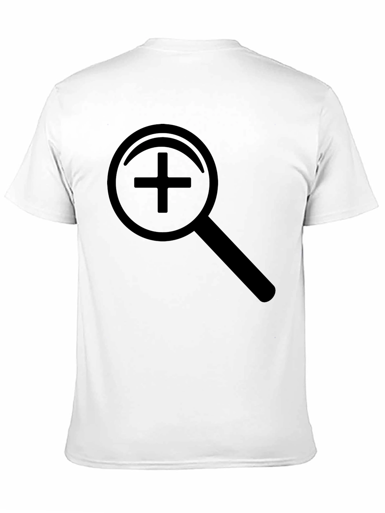 Zoom In Graphic Black T-Shirt