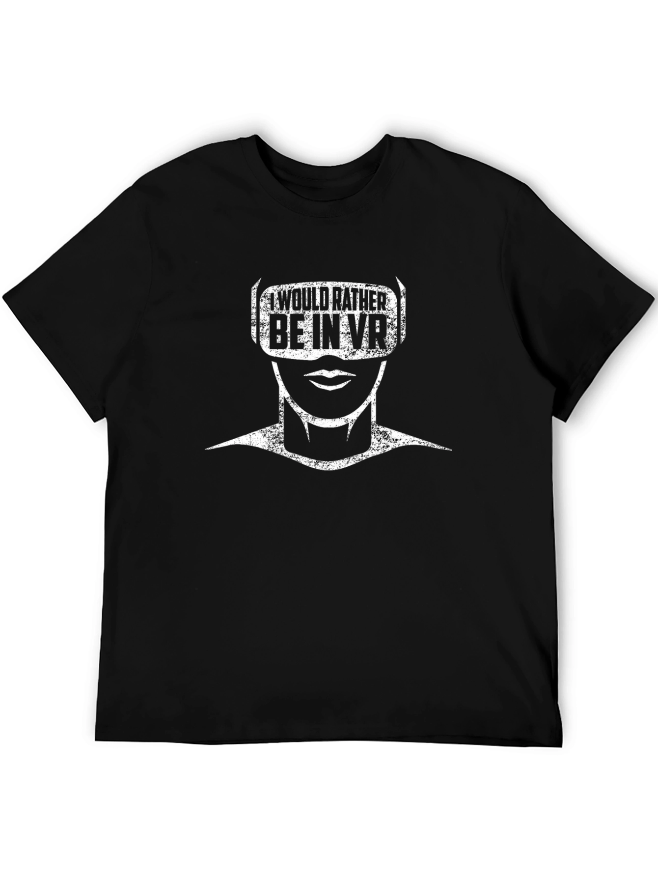 I Would Rather Be In VR Black T-Shirt