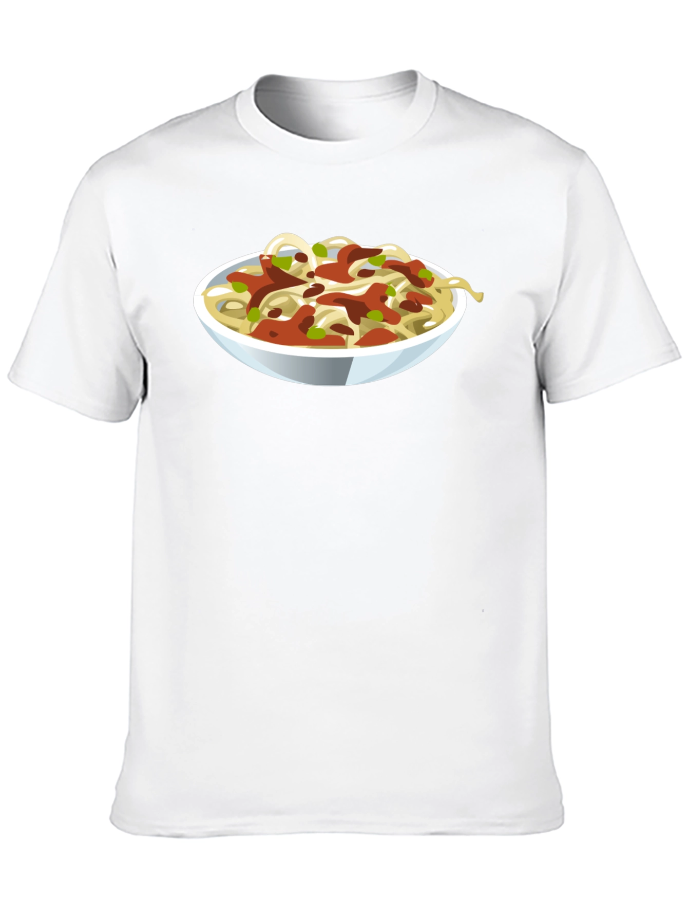 Spaghetti Bowl Graphic Tee - Foodie T-Shirt