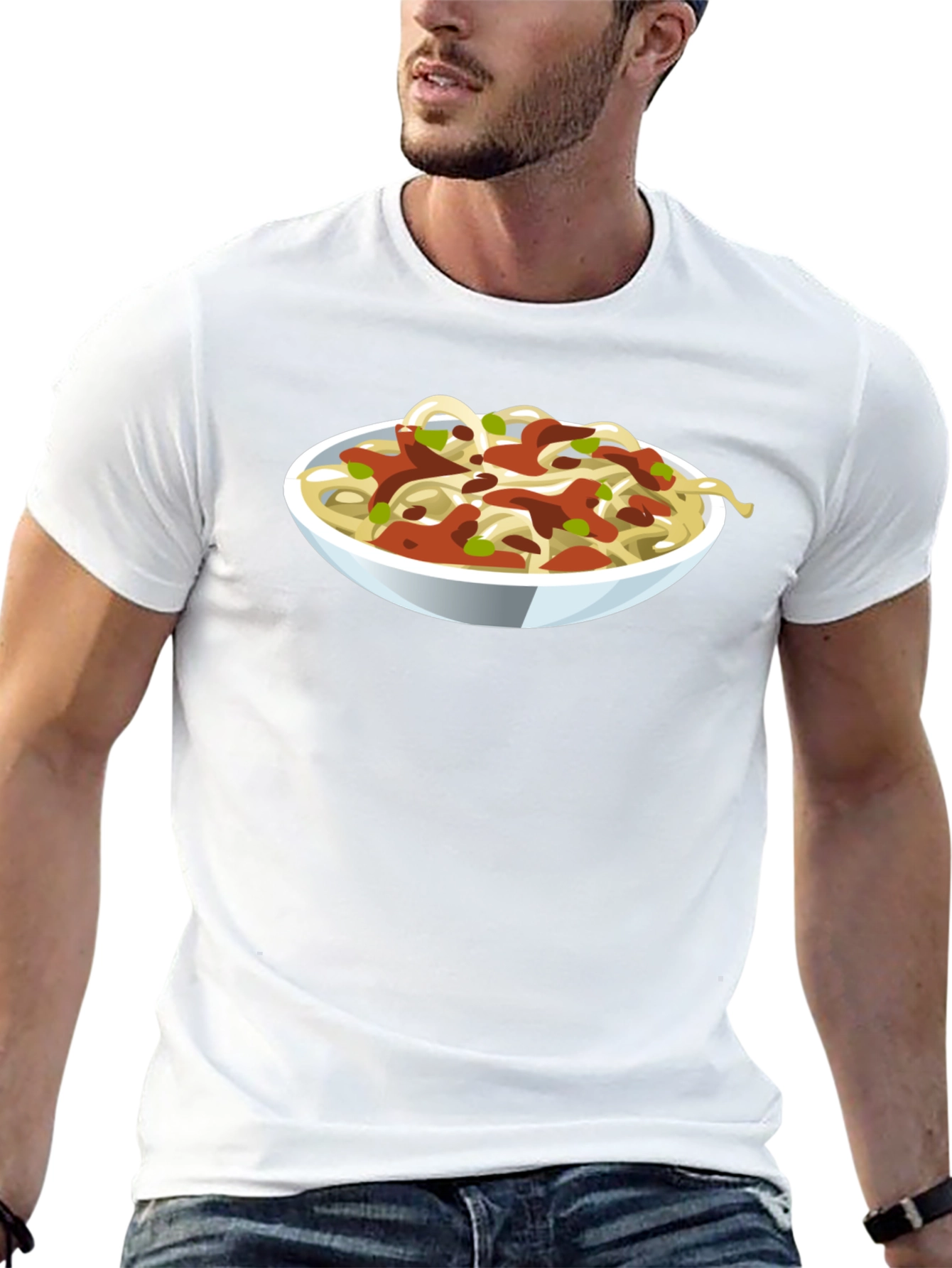 Spaghetti Bowl Graphic Tee - Foodie T-Shirt
