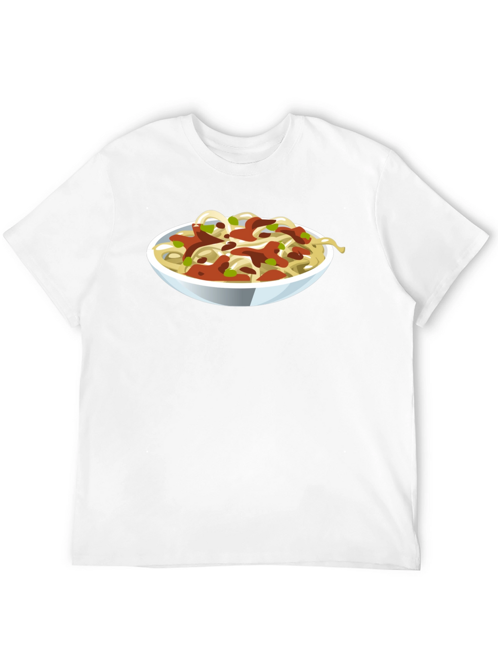Spaghetti Bowl Graphic Tee - Foodie T-Shirt