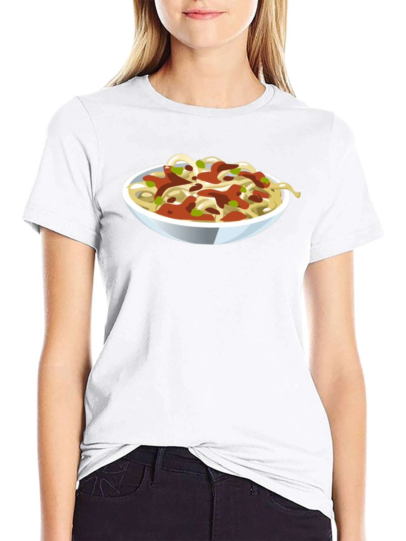 Spaghetti Bowl Graphic Tee - Foodie T-Shirt