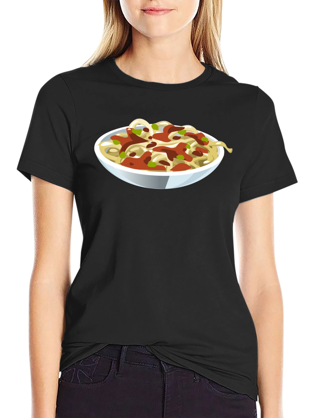 Spaghetti Bowl Graphic Tee - Foodie T-Shirt