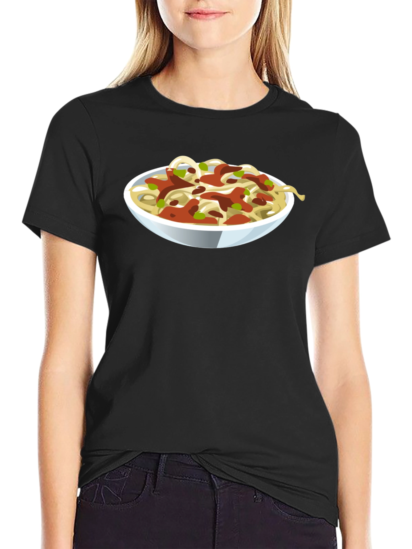 Spaghetti Bowl Graphic Tee - Foodie T-Shirt