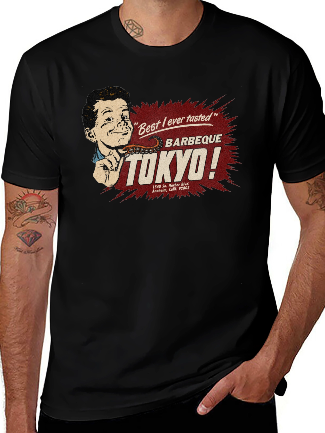 BBQ Tokyo T-Shirt - Best I Ever Tasted Graphic Tee
