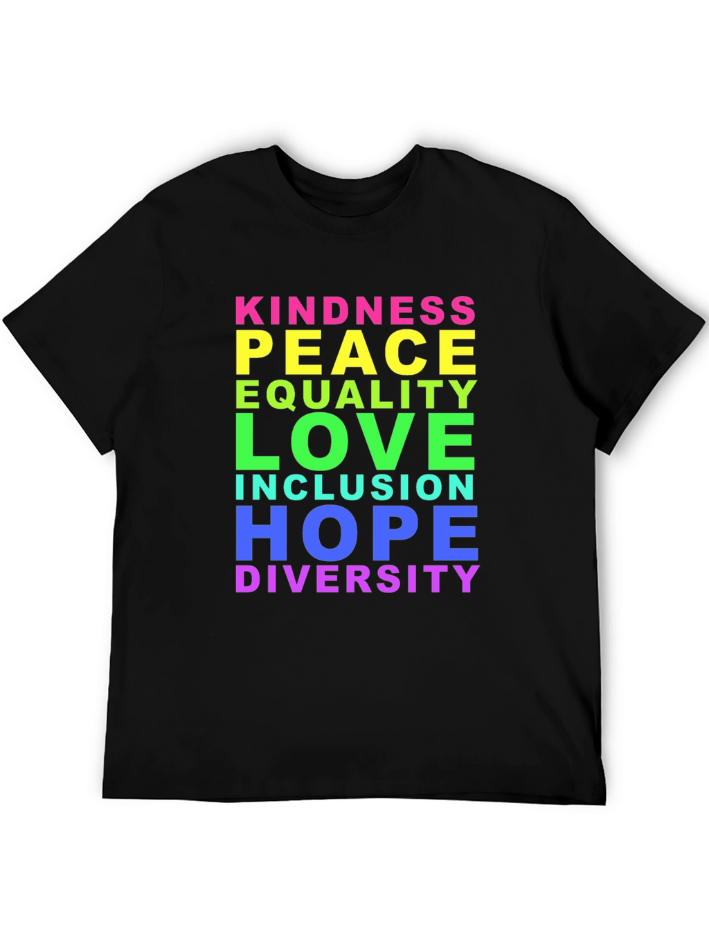Kindness Peace Love Inclusion Diversity T-Shirt