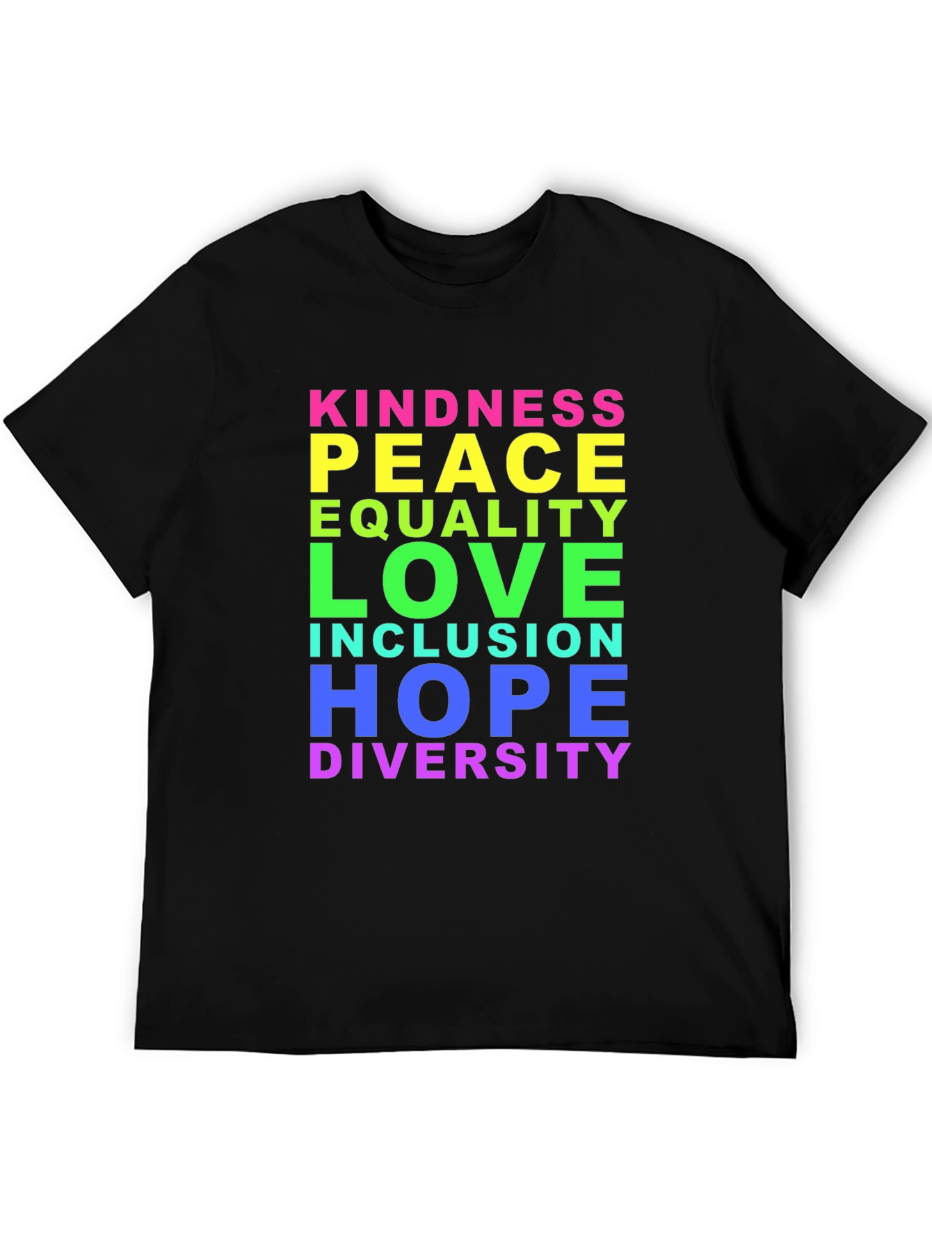Kindness Peace Love Inclusion Diversity T-Shirt