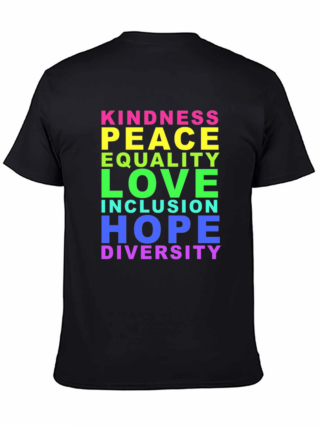 Kindness Peace Love Inclusion Diversity T-Shirt
