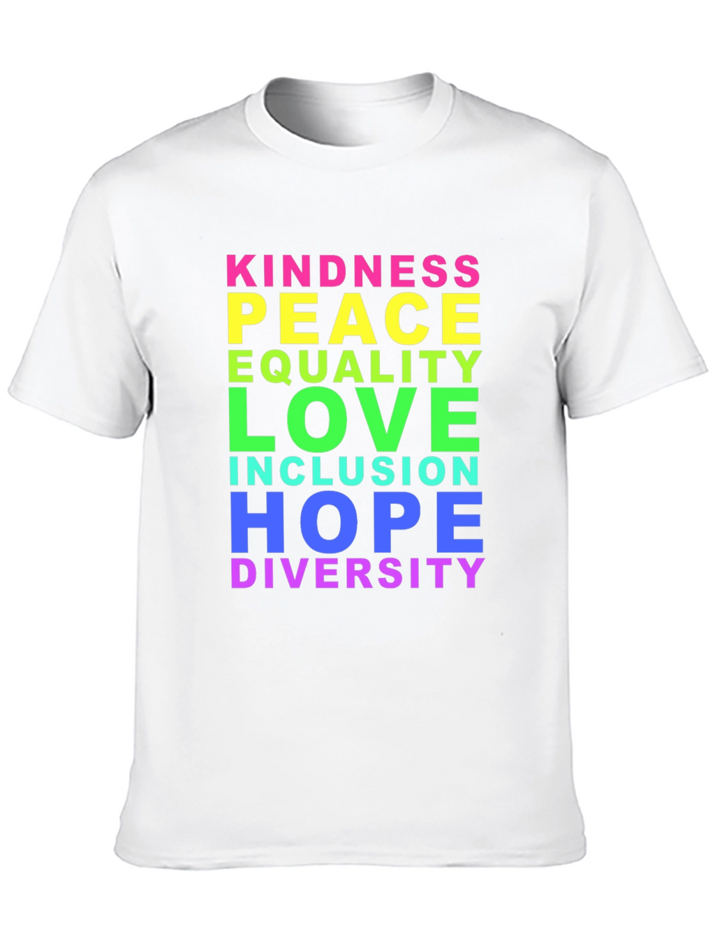 Kindness Peace Love Inclusion Diversity T-Shirt