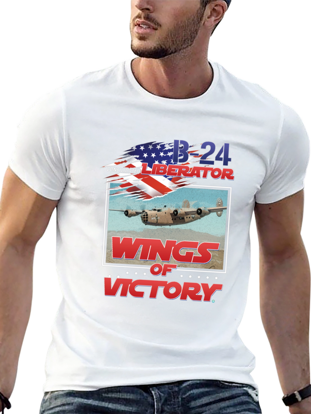 B-24 Liberator Wings of Victory T-Shirt