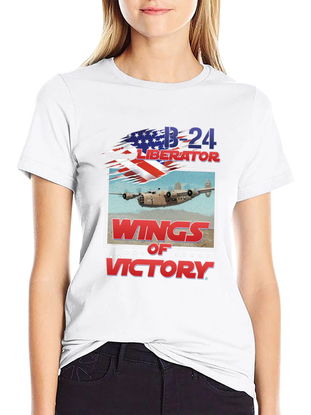 B-24 Liberator Wings of Victory T-Shirt