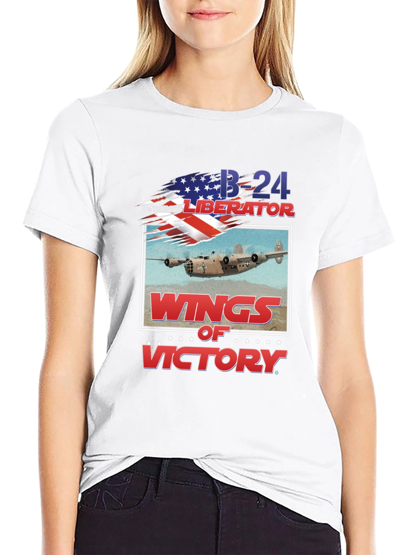 B-24 Liberator Wings of Victory T-Shirt