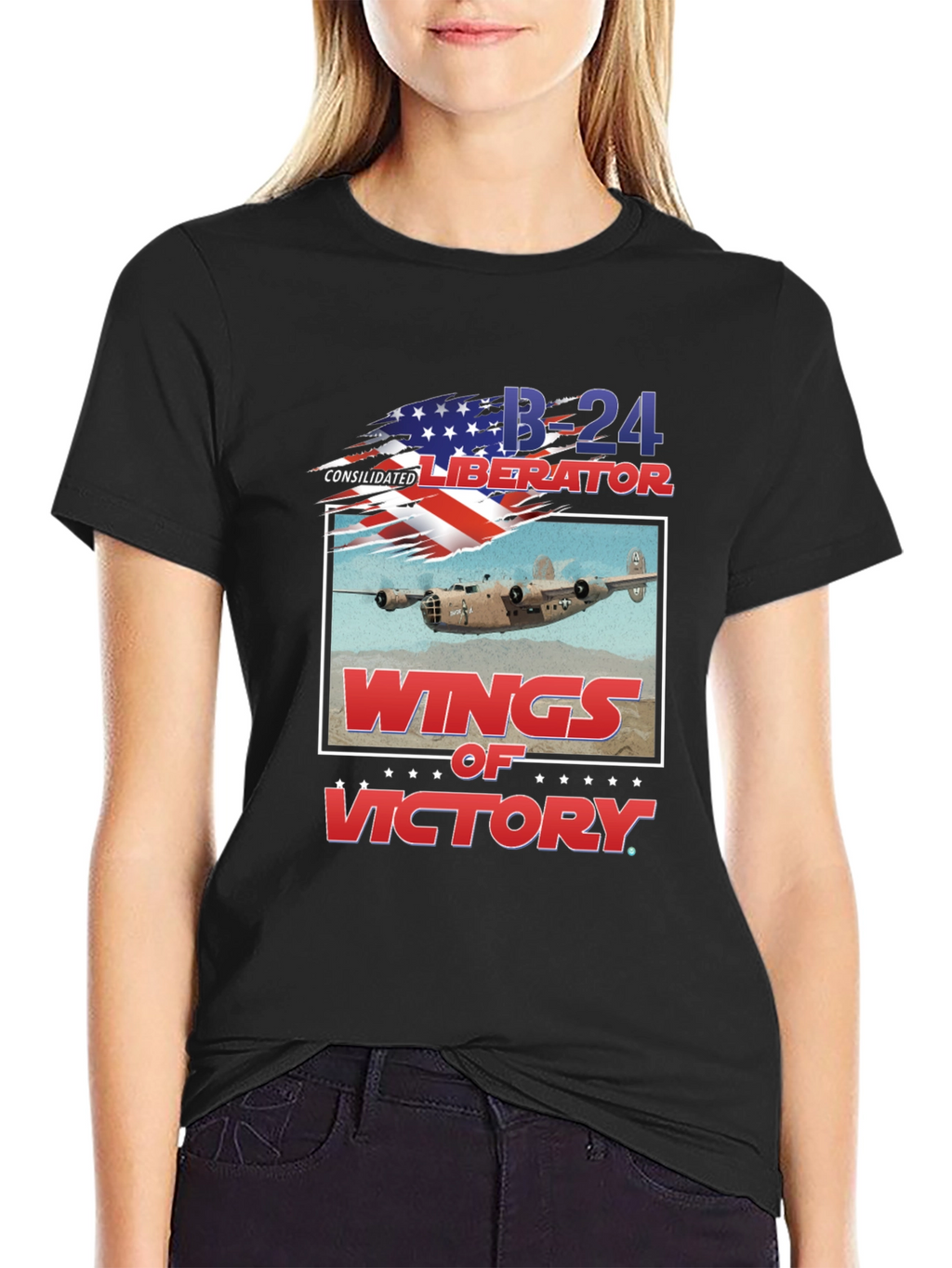 B-24 Liberator Wings of Victory T-Shirt