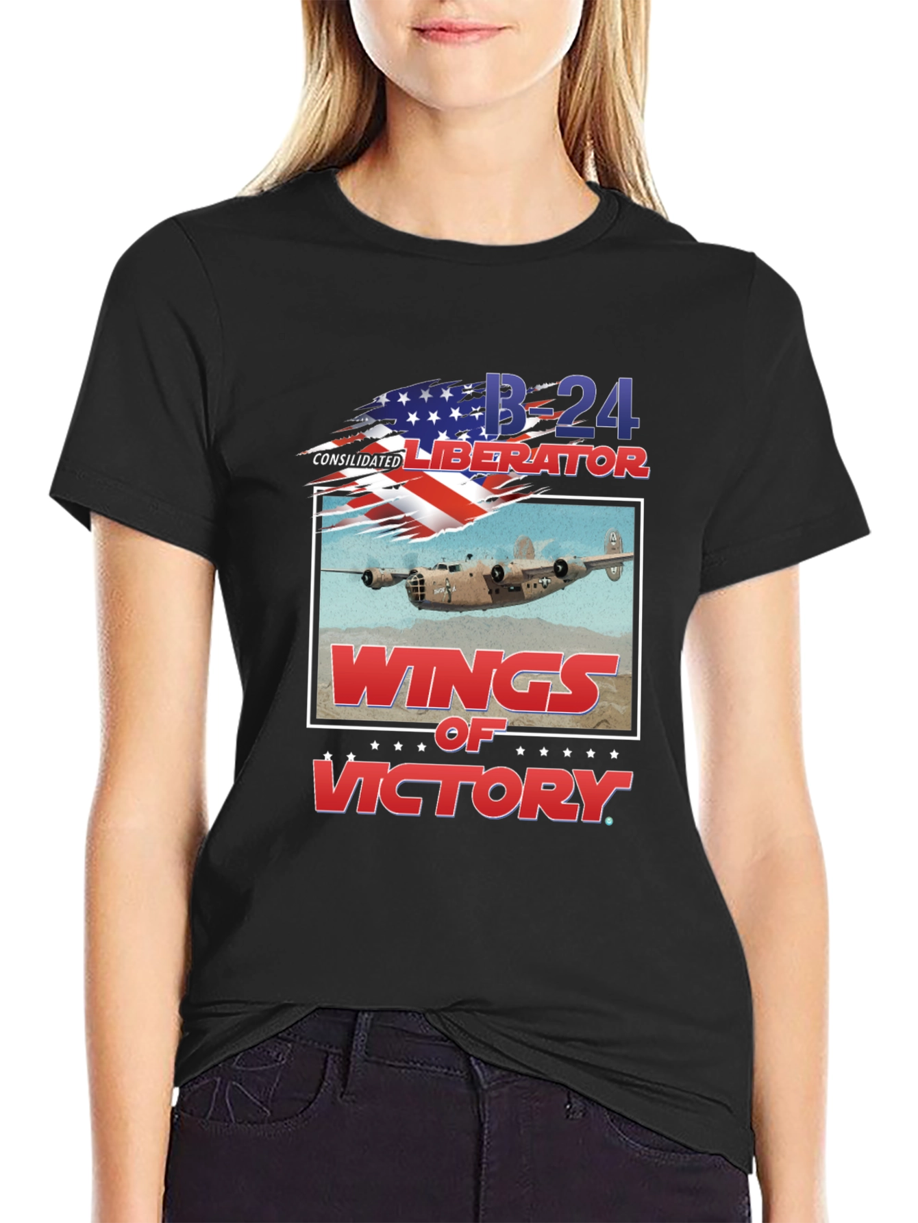 B-24 Liberator Wings of Victory T-Shirt