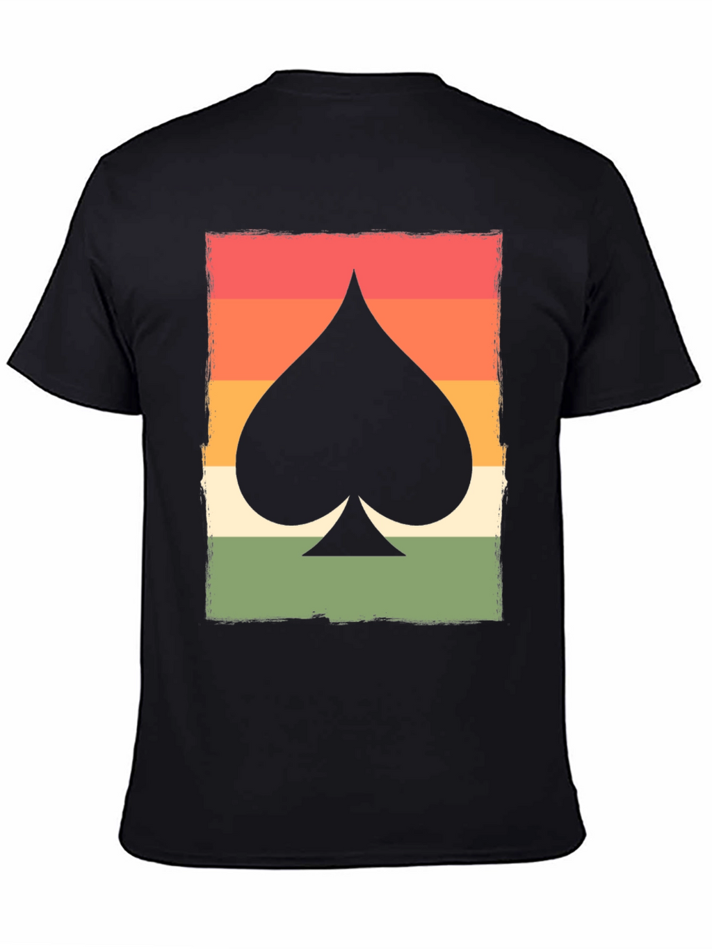 Retro Spade Card Graphic T-Shirt - Unisex
